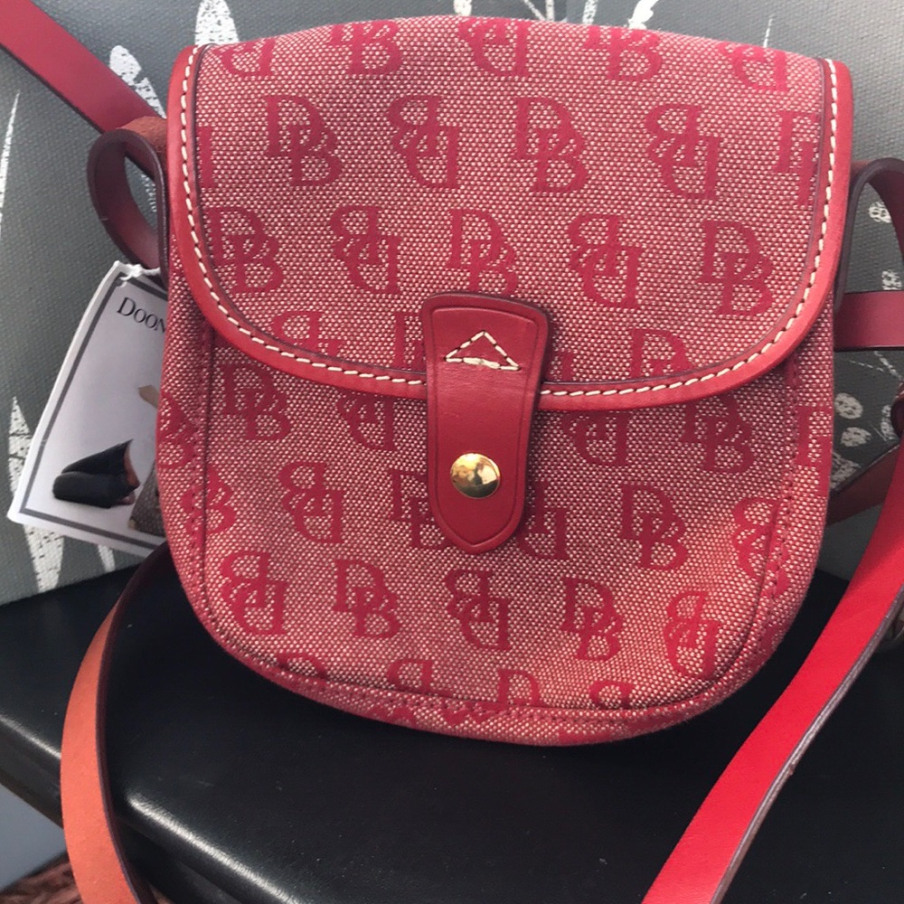 Dooney and Burke red brand new mini crossbody!
